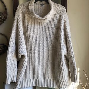 🦅AERIE oversized knit turtle neck sweater